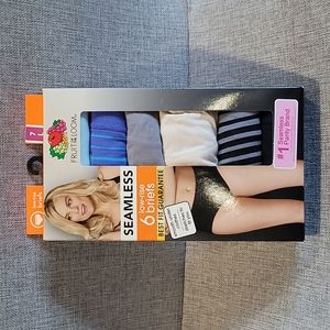 Fruit of the Loom, low-rise briefs.